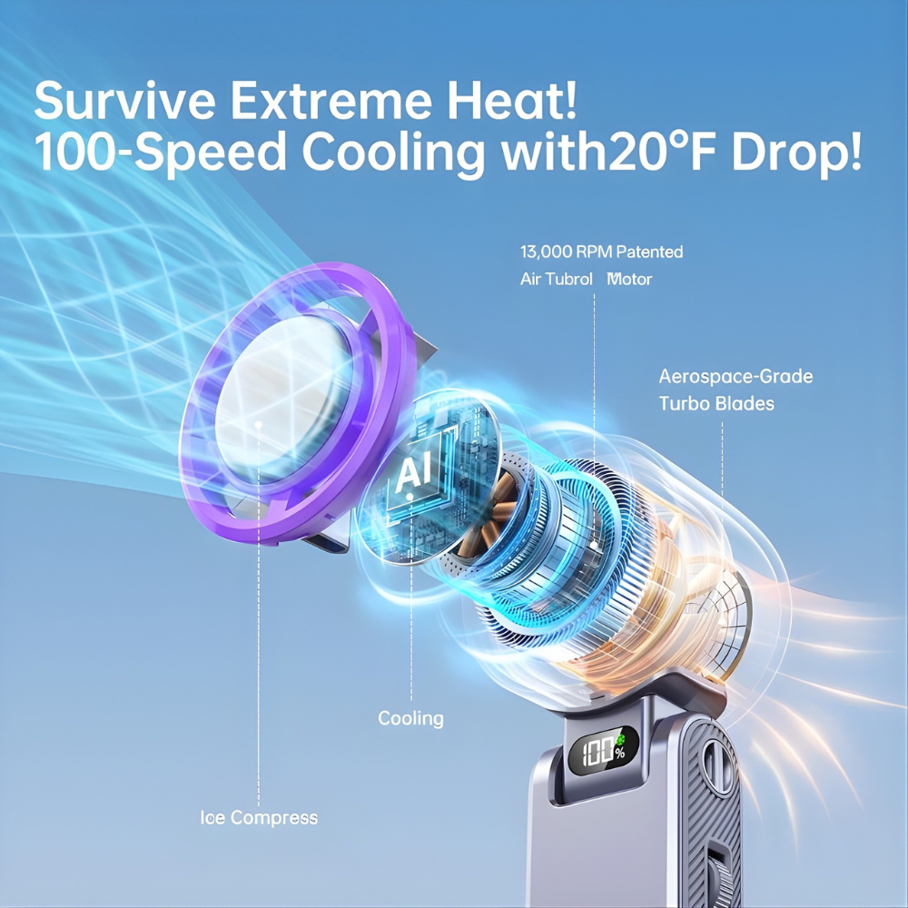 Portable Ice Fan